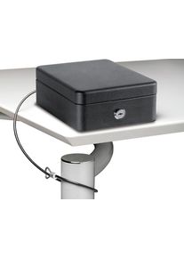 ARREGUI Private C9467 Cassetta di sicurezza con chiave | Cassetta Portavalori in acciaio con fissaggio mediante cavo | Cassaforte portatile 15 cm