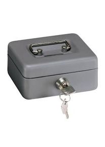 ARREGUI Elegant C9006 Cassetta di sicurezza con chiave | Cassetta Portavalori in acciaio con fessura | Cassaforte portatile de 12,5 cm | Grigio