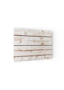 ALLboards Lavagna magnetica in acciaio LEGNO BIANCO 60x40cm METALboards lastra adatta per tutti i tipi di calamite + set di accessori