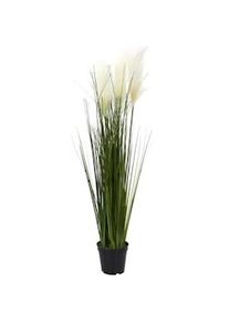 NATURN LIVING Erba artificiale Erba di Pampa - ø 13 x 90 cm - Cortaderia Selloana - Pianta artificiale - Erba di Pampa senza manutenzione - Verde