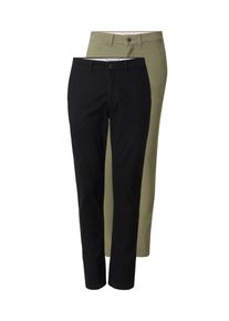 Jack & Jones JACK & JONES, Mænd, Lærredsbukser 'Macro Dave', Pastelgrøn / Sort, Størrelse 34