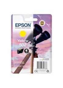 Epson Binoculars Singlepack Yellow Supl 502 Ink 3.3 Ml Para Expression Home Xp-5100, Workforce Wf-2860
