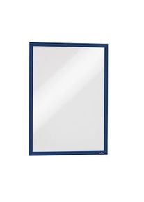 Durable 486807 Marco informativo DURAFRAME MAGNETIC A3 marco magnético para superficies metálicas, 5 unidades, azul