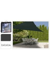 ProGarden AMBIANCE - Toldo De Tela Triangular Color: Gris Oscuro 360X360X360Cm Ambiance