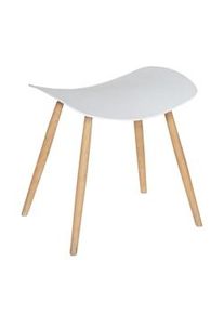 Banqueta Tower Italian design blanca 46,5x43,5x36 cm
