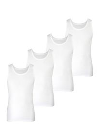 Nur Die Unterhemd ' Basic Alltag Tanktop ' Herren weiß Größe M