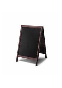 SHOWDOWN Displays Cavalete de Pavimento Castanho Escuro 55 x 85 cm