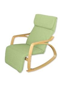 Poltrona Relax Cadeira de Baloiço com Apoio para Pés Mod. ZEN VERDE por Yelloo