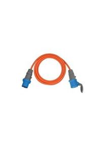 Fa.Brennenstuhl Brennenstuhl Alargador de 5 metros con clavija y tapa protectora (3680W 16A 2P+T) CETAC CEE color naranja y azul