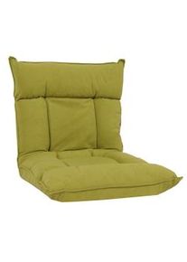 Mendler Sedia da pavimento HWC-N44, poltrona da pavimento cuscino 6 posizioni reclinabili, velluto ~ verde