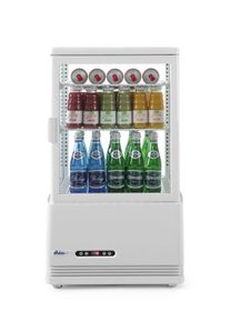 Hendi Vetrina da esposizione, 58 litri, Arktic, Bianco, 230V/170W, 452x406x(H)816mm