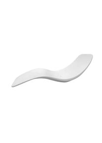 Sined Antares Chaise Longue Di Lusso In Vetroresina Ideale Per Uso Intensivo Esterno Bianca