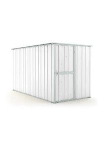 Notek Box in Acciaio Zincato casetta lamiera attrezzi 175x307cm x h1.82m - 95KG - 5,4mq - BIANCO