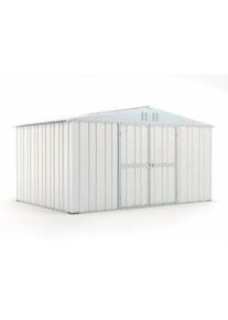 Notek Box deposito in lamiera garage acciaio 403x269cm x h 215cm - 149kg - 10,84mq BIANCO