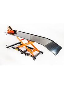 Notek Ponte moto Sollevatore idraulico per moto e scooter con pompa a pedale - 450 kg