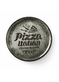 Plato para pizza Recipe Collection Black, Hendi, Negro, 310mm