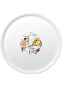 Plato para pizza Hendi con diseño tradicional Ø330mm y glaseado