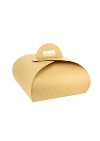 25 Uds. Caja de tarta kraft mediana formato mariposa (28x28x15 cm) Ref TAR002