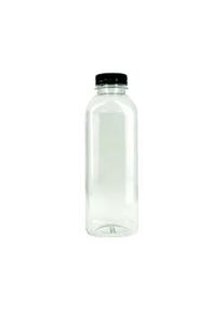 PuntoQPack 100 Uds. Botellas RPET con tapón para bebidas frías Ref BP500C