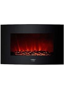 Cecotec Chimenea eléctrica Ready Warm 3500 Curved Flames. Potencia máxima 2000 W,