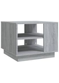 Mesa de centro madera de ingeniería gris Sonoma 55x55x43 cm