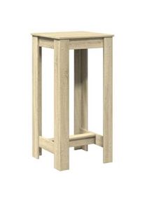 Mesa alta de bar madera ingeniería roble Sonoma 51x50x103,5 cm