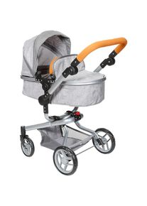 KNORRTOYS , Kombi-Puppenwagen »Boonk - Stone Brown« , Stone Brown