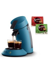 Philips Senseo , Kaffeepadmaschine »Original Plus CSA210/60, mit zwei Kaffee-Einstellungen«, aus 28% rec. Plastik, inkl. Gratis-Zugabe (Wert 5 €...