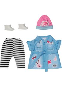 Baby Born , Puppenkleidung »Deluxe Jeans Kleid, 43 cm« , bunt