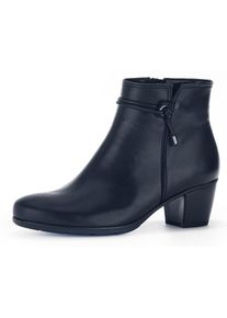 Gabor , Stiefelette, Trichterabsatz, Ankleboots mit Hovercraft Luftkammer-Laufsohle , nachtblau , 35 , 35 , Elegante Stiefelette mit Gabor Best...