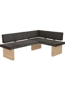 Hela , Eckbank »LINN«, Beidseitig montierbar , Braun/Artisan Eiche + Artisan Eiche