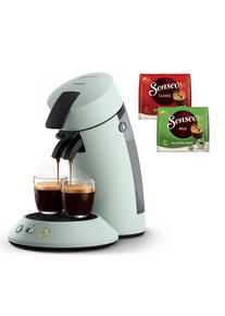 Philips Senseo , Kaffeepadmaschine »Original Plus CSA210/60, mit zwei Kaffee-Einstellungen«, aus 28% rec. Plastik, inkl. Gratis-Zugabe (Wert 5 €...