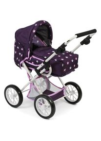 Bayer Chic 2000 CHIC2000 , Kombi-Puppenwagen »Leni, Stars Lila«, mit herausnehmbarer Tragetrasche , Stars Lila