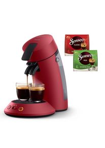Philips Senseo , Kaffeepadmaschine »Original Plus CSA210/60, mit zwei Kaffee-Einstellungen«, aus 28% rec. Plastik, inkl. Gratis-Zugabe (Wert 5 €...