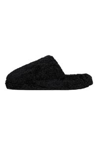 fitflop , Pantoffel »iQUSHION D-LUXE PADDED TEDDY SLIPPER MULES«, Hausschuh, Clog mit Warmfutter , schwarz , 37 , 37 , Der fitflop-Hausschuh - must...