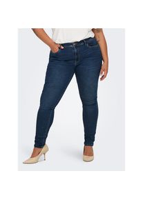 ONLY CARMAKOMA , Damen , Skinny-fit-Jeans »CARSALLY MID SKINNY DNM BJ581« , Dark Blue Denim , Länge 32 , 46 -Länge 32 , 46 , Jeans von ONLY CARMAKOMA