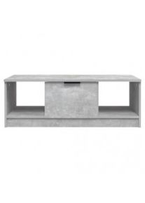 vidaXL Mesa de centro madera de ingeniería gris hormigón 102x50x36 cm