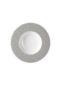 MEDARD DE NOBLAT Confezione da 6 piatti fondi con aletta Baghera Platino Médard de Noblat