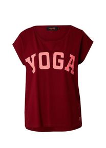 miss goodlife Maglietta 'Yoga' Donna - rosa / bordeaux