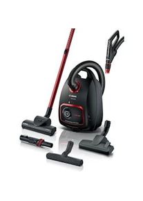Bosch Serie 6 BGL6POW1, Aspirapolvere con sacco ProPower, Spazzola turbo, Spazzola multiuso, Parquet, Remote Power Control, Nero