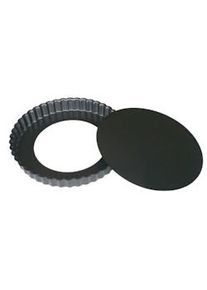 de Buyer Lata para tarta acero antiadherente desmontable acero gris 28 cm