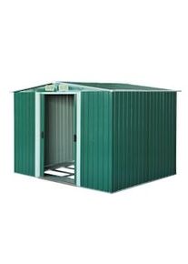 Outsunny Abrigo de Armazenamento 258x206x178 cm Verde Outsunny