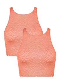 Sloggi Soutien-gorge ' ZERO Feel Bliss Crop Top ' Femme orange taille L