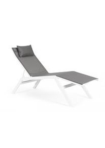 Bizzotto Chaise Longue da Giardino con Poggiapiedi - SOLIDITY