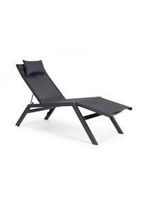 Bizzotto Chaise Longue da Giardino con Poggiapiedi - SOLIDITY