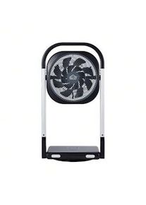 DCG Ventilatore da Terra Pieghevole Salvaspazio Silenzioso con Telecomando 16 Pale 8 Velocità con Timer Oscillazione Rotazione Altezza Regolabile