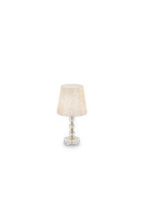 Ideal Lux Lampade Da Scrivania - Ufficio Classico Queen Metallo Oro 1 Luce E27 Medium