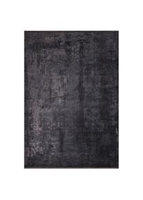 Tappeto antiscivolo vintage bambù colore antracite 120x180