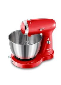 Batedeira c/ taça SOGO BAT-SS-14506-R; Potência: 350W; Capacidade: 3,2L; 5 velocidades; Inclui batedores e ganchos em aço inoxidável