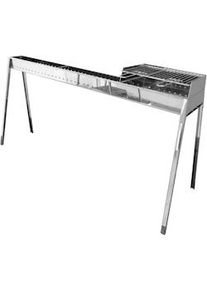 LISA - Cocedor de brochetas Milano grill 80+40+ Kit accesorios mamparo - Steel Line